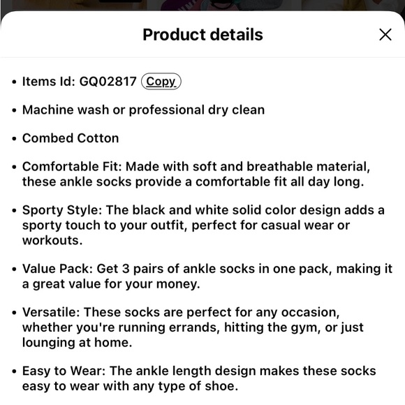 NWOT - 3Pair Women’s Relaxed Ankle Socks (Multi-Colored / One-Size) - Picture 5 of 6